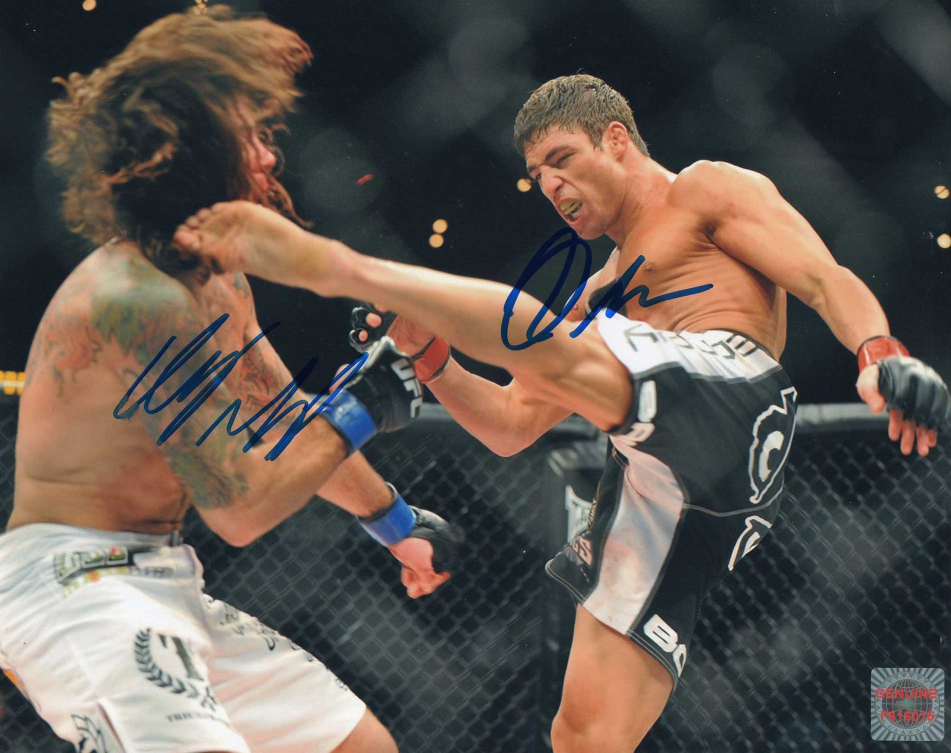 Clay Guida and Diego Sanchez UFC Autographed 8×10 Photo-v2