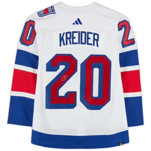 Chris Kreider New York Rangers Autographed 2024 Stadium Series adidas Authentic Jersey