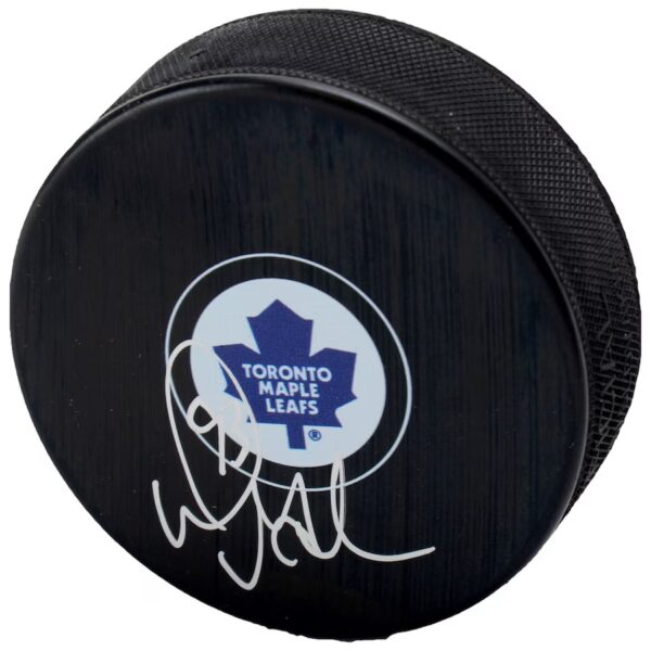 Doug Gilmour Toronto Maple Leafs Autographed Hockey Puck