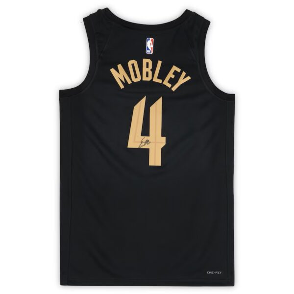 Evan Mobley Cleveland Cavaliers Autographed Black Jordan Brand 2022-23 Statement Edition Jersey