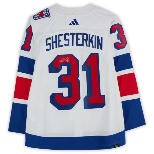 Igor Shesterkin New York Rangers Autographed 2024 Stadium Series adidas Authentic Jersey