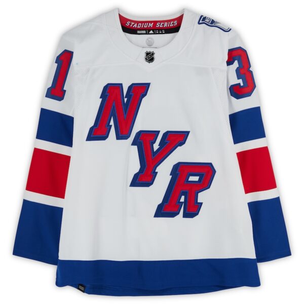 Igor Shesterkin New York Rangers Autographed 2024 Stadium Series adidas Authentic Jersey - Image 2