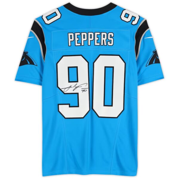 Julius Peppers Carolina Panthers Autographed Nike Limited Blue Alternate Authentic Jersey