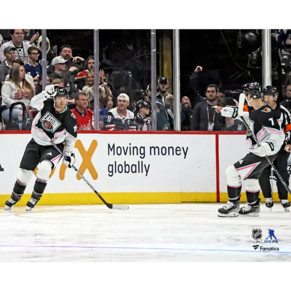 Matthew Tkachuk & Brady Tkachuk Atlantic Division All-Stars Unsigned Celebrating a Goal in the 2023 NHL All-Star Game Photograph