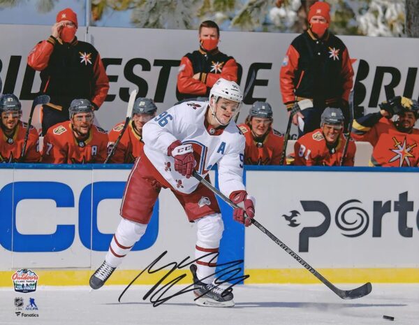 Mikko Rantanen Colorado Avalanche Autographed 16" x 20" Outdoors at Lake Tahoe Photograph