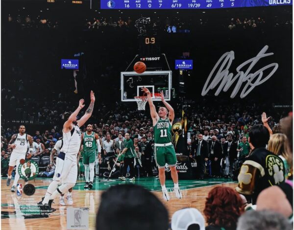 Payton Pritchard Boston Celtics Autographed 8" x 10" NBA Finals Game Five Buzzer Beater vs. Dallas Mavericks Photograph