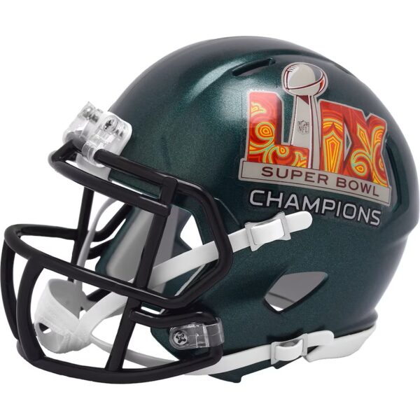 Philadelphia Eagles Super Bowl LIX Champions Riddell Speed Mini Helmet