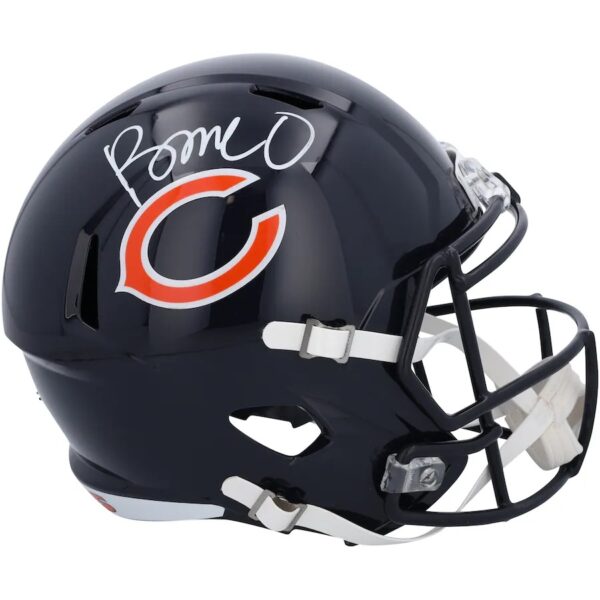 Rome Odunze Chicago Bears Autographed Riddell Speed Mini Helmet